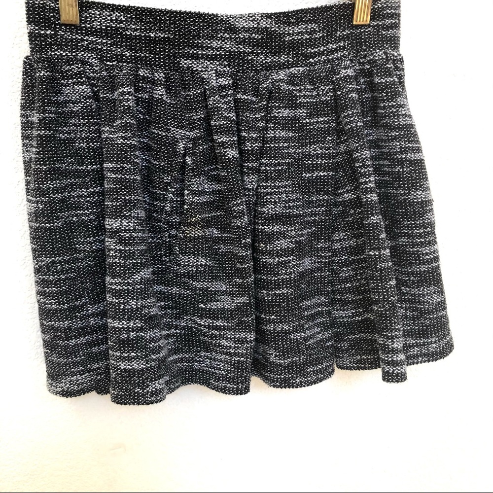 FREE PEOPLE FLIPPY FLOPPY XS Black White Skirt s/p